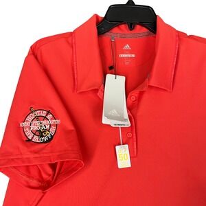 Hootie Blowfish Pro Am Golf Polo Shirts 2XL Womens Orange Adidas Ultimate365